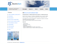 Tablet Screenshot of electricstart.ro